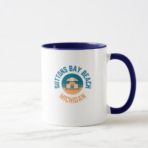 Suttons Bay Beach Michigan Heimat Kaffee Tasse