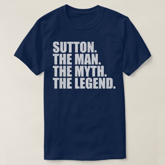 SuttonSutton Name Sutton Vorname T-Shirt (Design vorne)