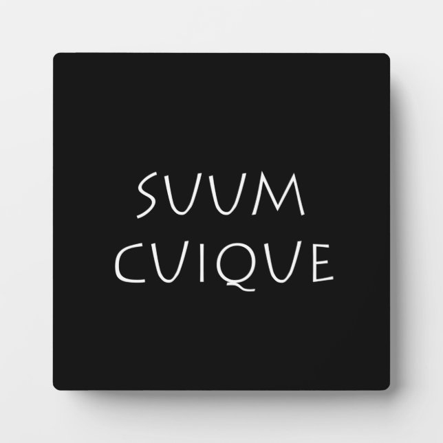 Suumcuique Fotoplatte (Vorderseite)