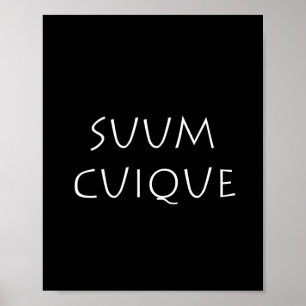 Suumcuique Poster