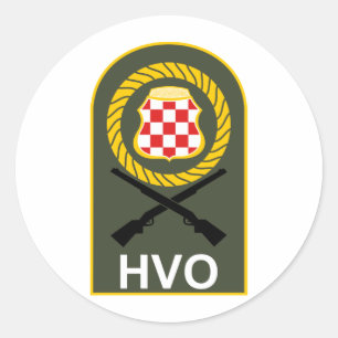 Suveniri sa HVO oznakom Runder Aufkleber