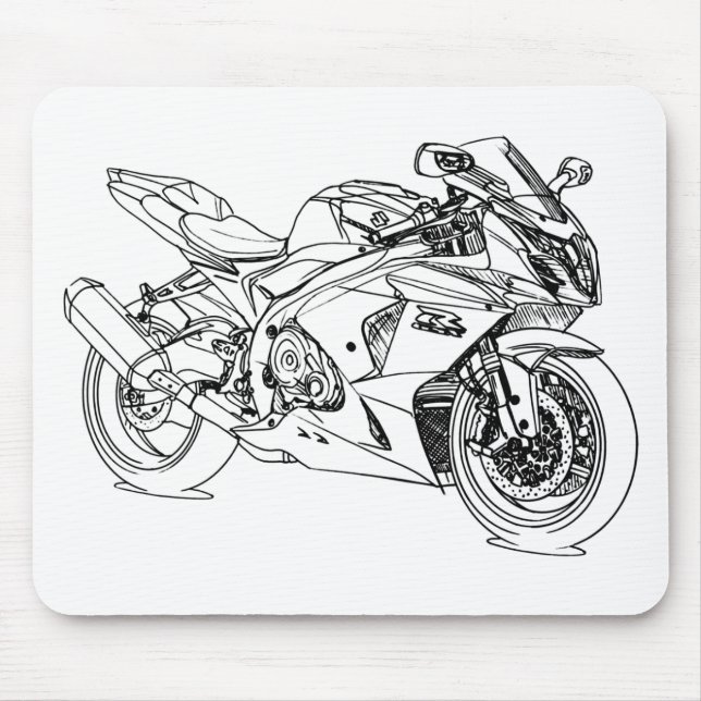 Suz GSXR1000 2012 Mousepad (Vorne)