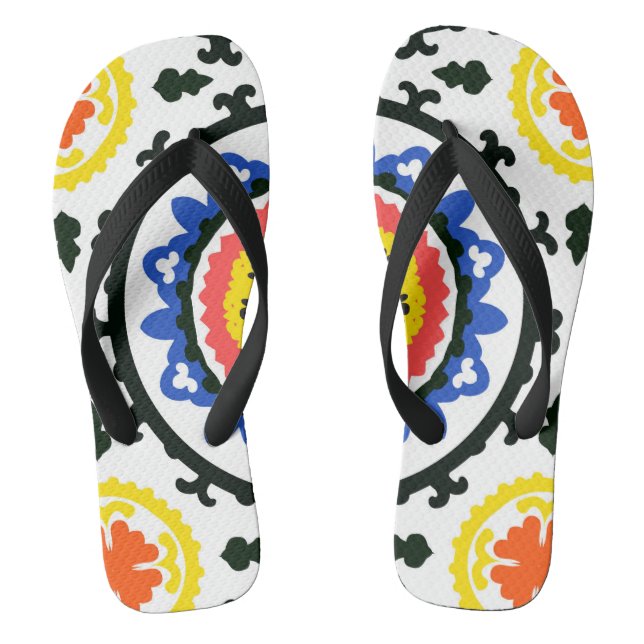 Suzani Muster Flip Flops (Fußbett)