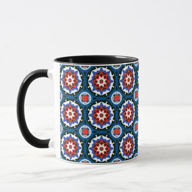 Suzani-Muster mit feinem Dekor Tasse (Links)