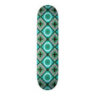 Suzani Muster mit Usbek-und Kasache-Motiven Skateboard