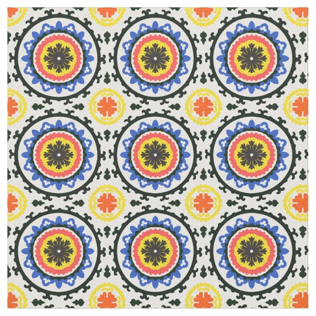 Suzani Muster Stoff (Nahaufnahme)