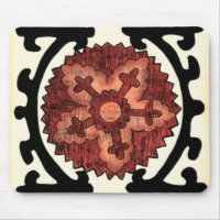 Suzani Style Decoration Blumenmuster