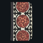 Suzani Style Decoration Blumenmuster Phone Geldbeutel<br><div class="desc">Dieses dekorative Blumendesign von Chariklia Zarris wurde nach suzanischem Stil gefertigt. Diese Stammestextilien stammen aus Zentralasien und verfolgen ihre Herkunft bis ins 15. Jahrhundert. Besitze ein Stück Geschichte,  indem du dieses Muster kaufst!</div>
