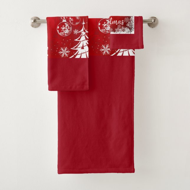 Suzanne Elizabeth Christmas Collection - Bad Tow Badhandtuch Set (Insitu)
