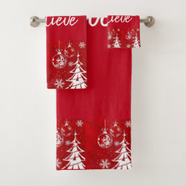 Suzanne Elizabeth Christmas Collection Badhandtuch Set