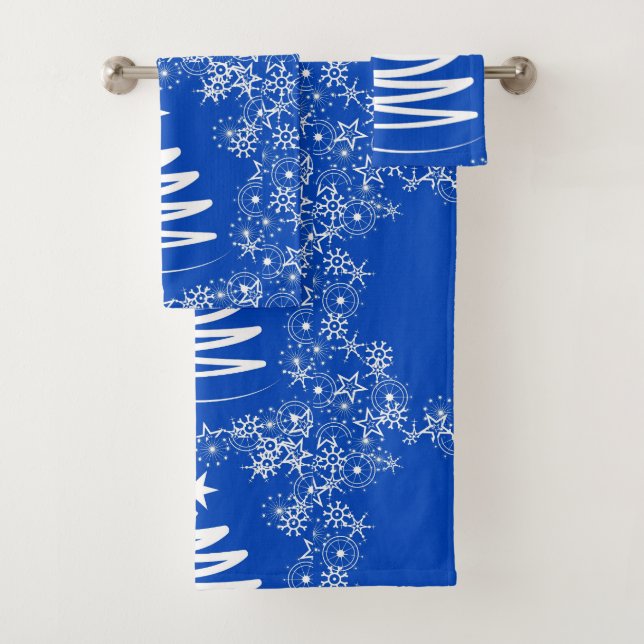 SUZANNE ELIZABETH CHRISTMAS COLLECTION BADHANDTUCH SET (Insitu)