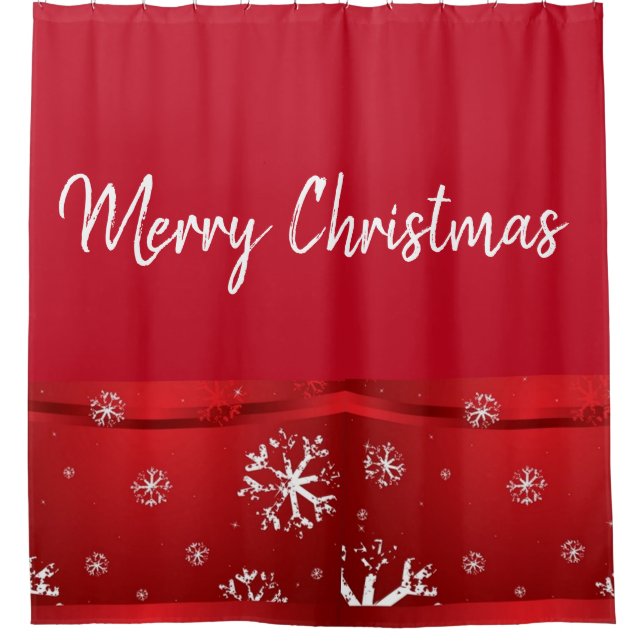 SUZANNE ELIZABETH CHRISTMAS COLLECTION - DUSCHVORHANG (Vorderseite)