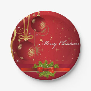Suzanne Elizabeth Christmas Collection Paper Plate Pappteller