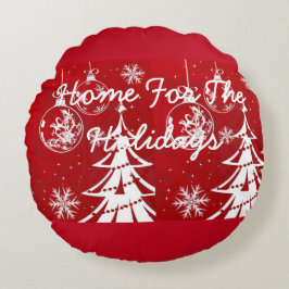 Suzanne Elizabeth Christmas Collection Rundes Kissen