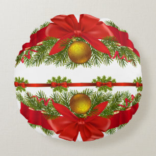 Suzanne Elizabeth Christmas Collection Rundes Kissen