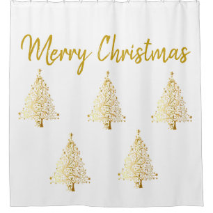 SUZANNE ELIZABETH CHRISTMAS COLLECTION SHOWER CURT DUSCHVORHANG