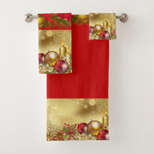 SUZANNE ELIZABETH CHRISTMAS SAMMLUNG BAD TOWEL BADHANDTUCH SET