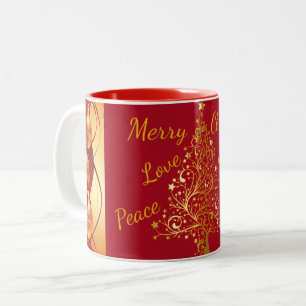 Suzanne Elizabeth Weihnachtskollektion Zweifarbige Tasse