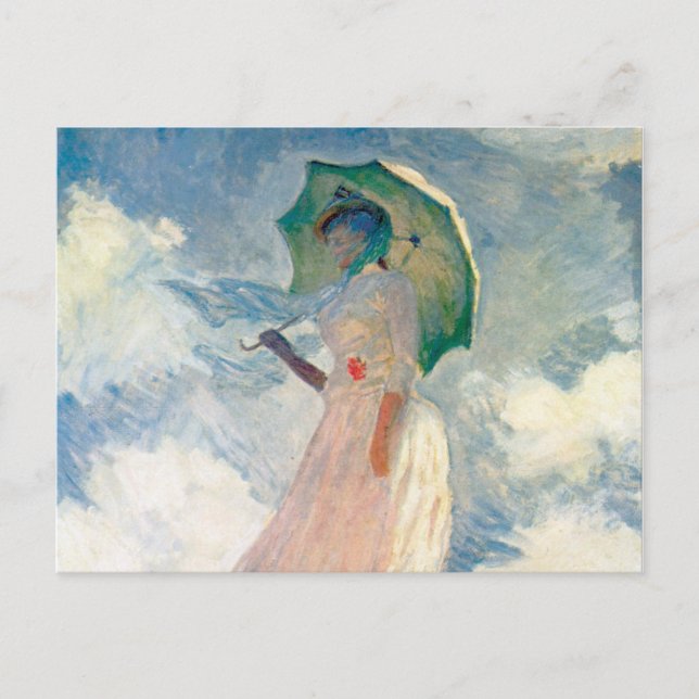 Suzanne Hoschedé, Tochter von Hoschedé, zweite Ehe Postkarte (Vorderseite)