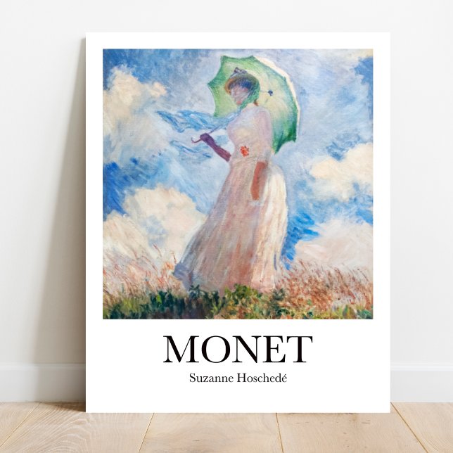 Suzanne Hoschedé von Claude Monet Poster (Monet's Impressionist Dream: Suzanne Hoschedé. Museum-quality poster)