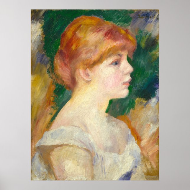 Suzanne Valadon - Auguste Renoir Kunstgedicht Poster (Vorne)