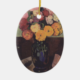 Suzanne Valadon Blume Vase am runden Tisch Keramik Ornament