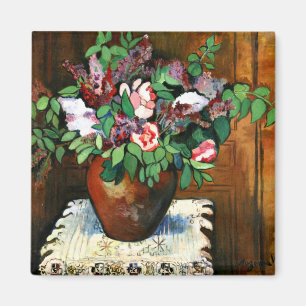 Suzanne Valadon - Blumenstrauß in einer Vase, 1921 Magnet
