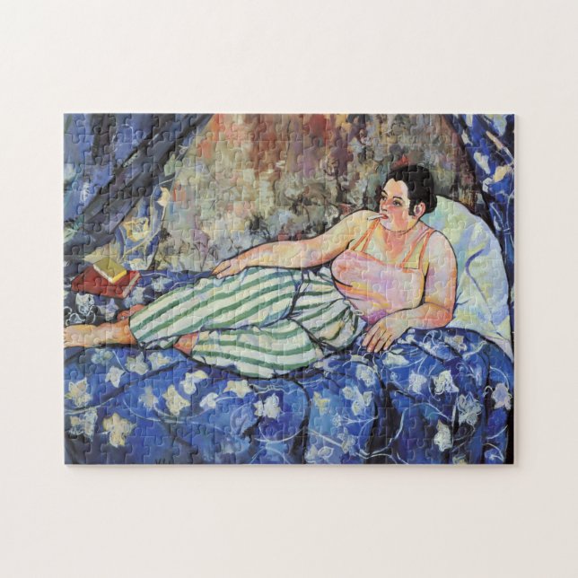 SUZANNE VALADON - Das blaue Zimmer 1923 (Horizontal)