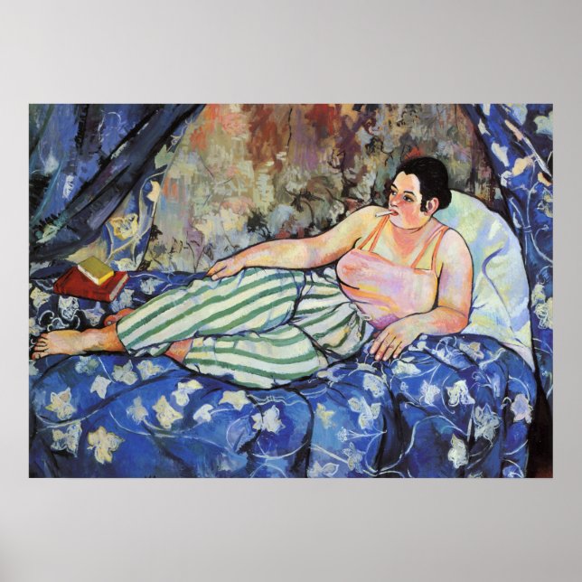 SUZANNE VALADON - Das blaue Zimmer 1923 Poster (Vorne)