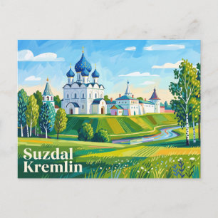 Suzdal Kreml Russland Postkarte