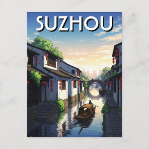 Suzhou China Reise Postkarte