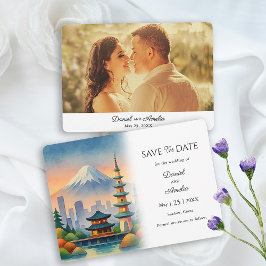 Suzhou, China - Thema Save the Date Karte