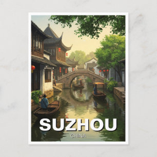 Suzhou China Travel Postkarte