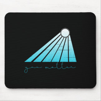Suzidprävention Psychische Gesundheit Aquamarin un Mousepad