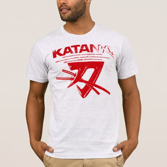 Suzuki Katana Logo Red T-Shirt (Vorderseite)