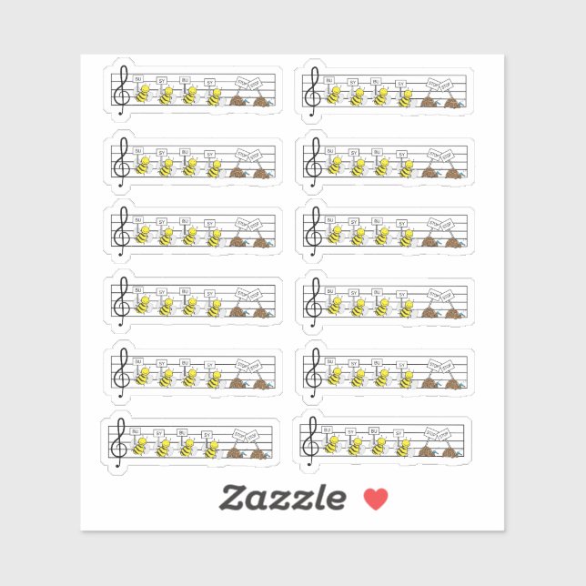 Suzuki Music Sticker Set (Blatt)
