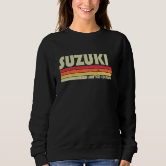 Suzuki Retro Vintager japanischer Name Sweatshirt