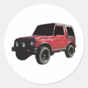suzuki Samurais Runder Aufkleber