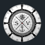 SV1 DARTSCHEIBE<br><div class="desc">Hipster Sailing SV Segelschiff Logo</div>