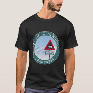 Svalbard 78° Nordsignal mit Bären am Nordpol T-Shirt