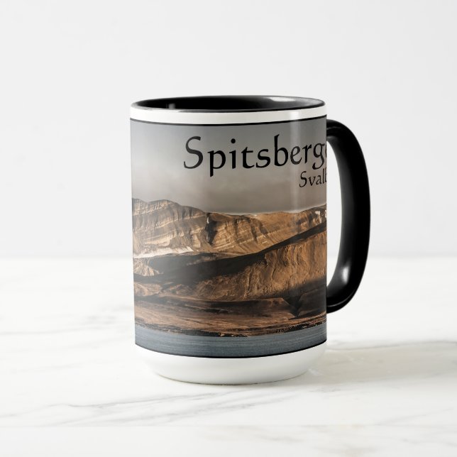 Svalbard Landscape Foto Tasse (VorderseiteRechts)