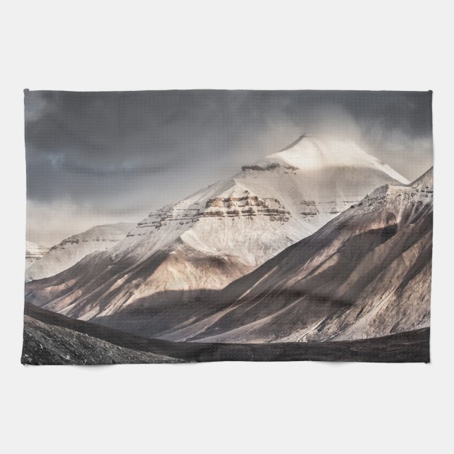 Svalbard Mountain Geschirrtuch (Horizontal)
