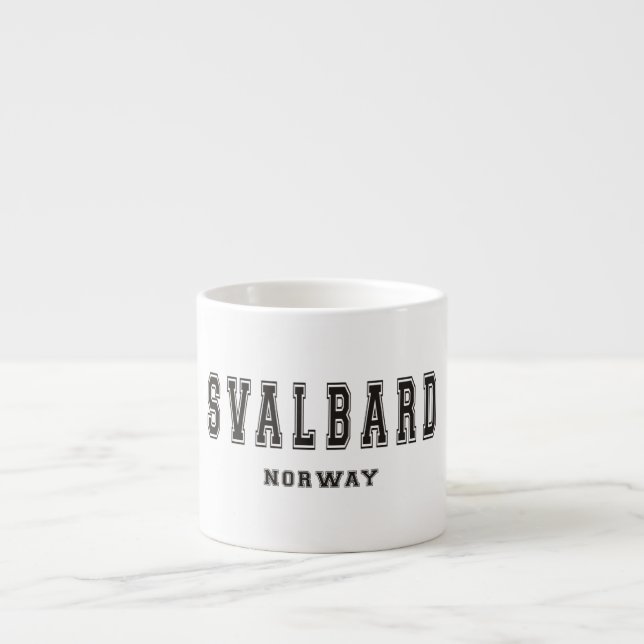 Svalbard Norwegen Espressotasse (Vorderseite)