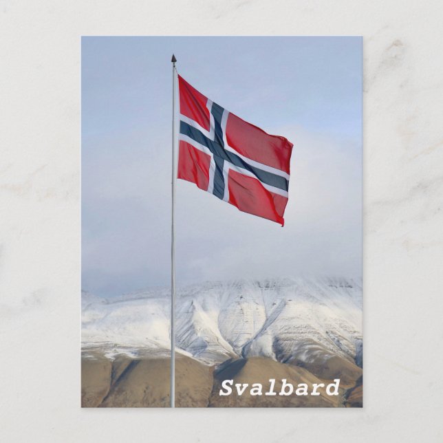 Svalbard, Norwegen Postkarte (Vorderseite)
