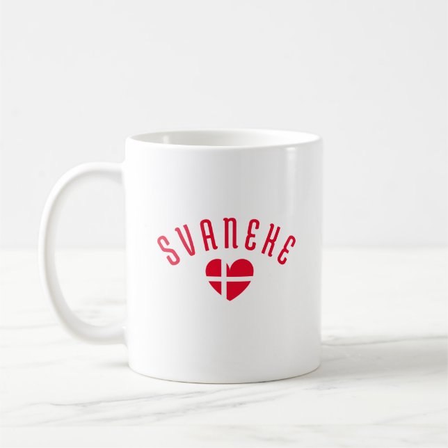 SVANEKE Dänemark Herz Kaffeetasse (Links)