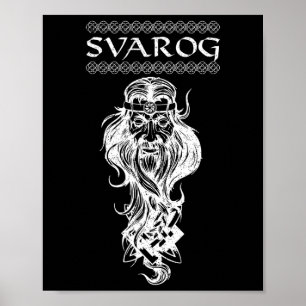 Svarog Slawischer Heidnischer Gott Slawen Heidentu Poster
