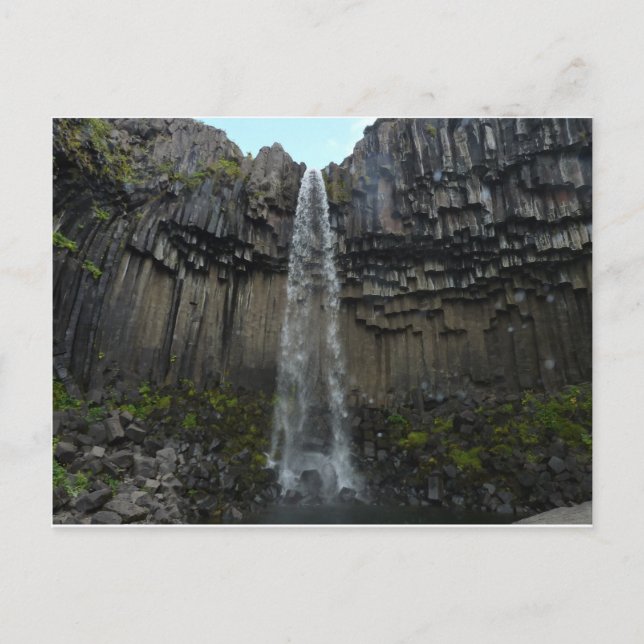 Svartifoss Postkarte (Vorderseite)