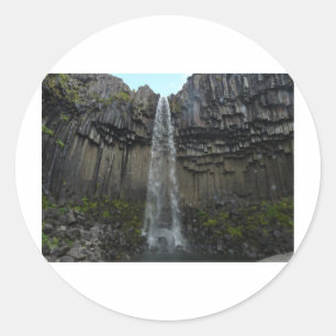 Svartifoss Runder Aufkleber
