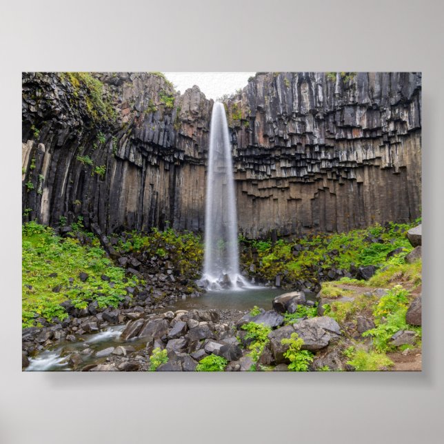 Svartifoss waterfall poster (Vorne)