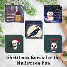 Christmas Cards for the Halloween Fan